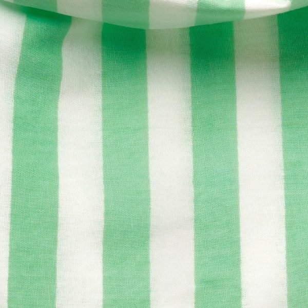 Lolly Green // Hundebandana med striber (grøn) M