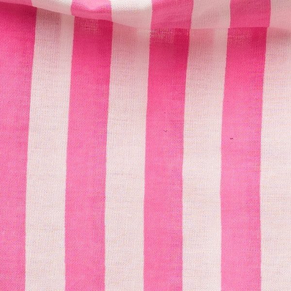 Lolly Pink // Hundebandana med striber (pink) Large