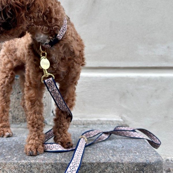My First Leash // Håndlavet hvalpeline (mosaik)
