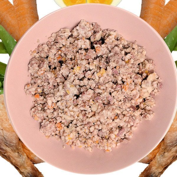 Mæt Chicken Risotto // Frisk hundefoder ideelt til sart mave (kylling)