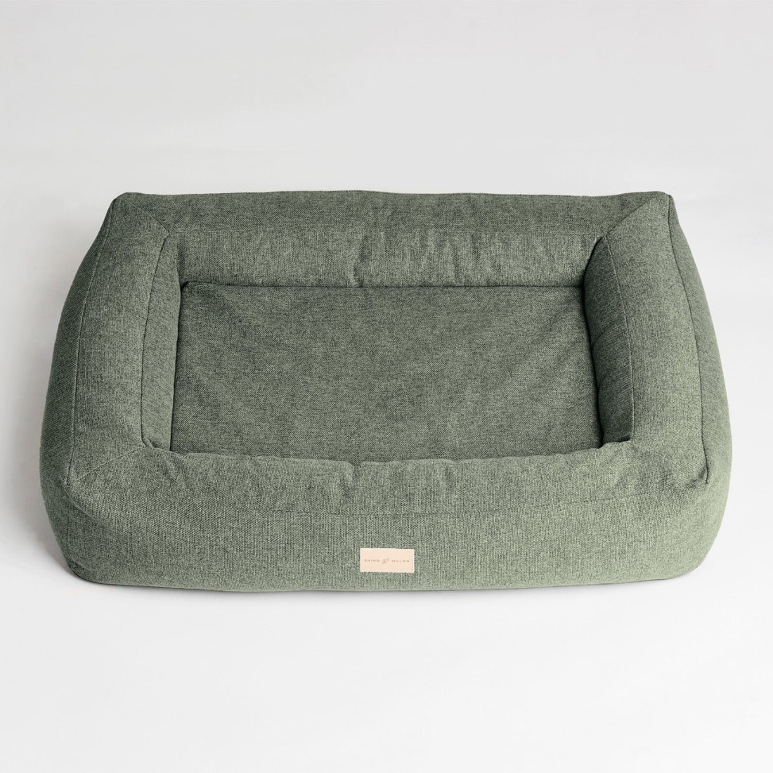 Shiro & Malou Box Bed // Vaskbar hundeseng med memory foam (grøn)