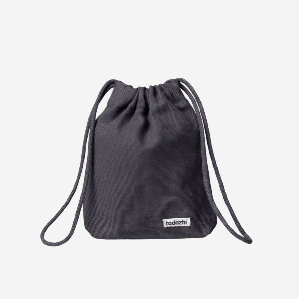 Tadazhi Treat Bag // Godbidstaske i økologisk bomuld (mørkegrå)