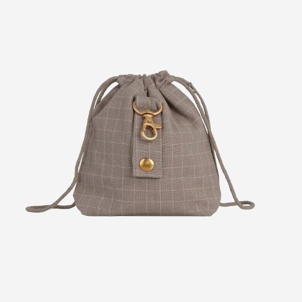 Tadazhi Treat Bag // Godbidstaske i økologisk bomuld (sandternet)