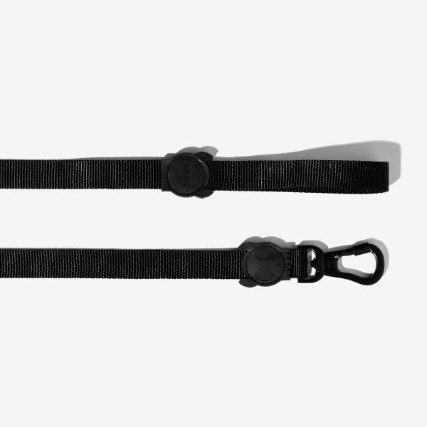 Zee.dog Gotham // Klassisk hundeline i nylon (sort)