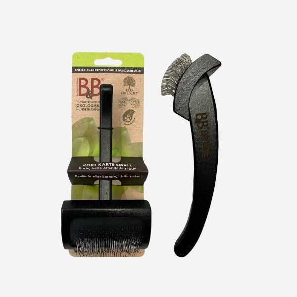 B&B Kort Karte // Børste til krøllet eller kort, tæt pels