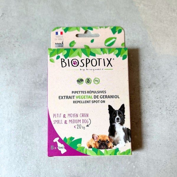 Biospotix Spot On // Giftfri og naturlig flåt -og loppemiddel til hunde