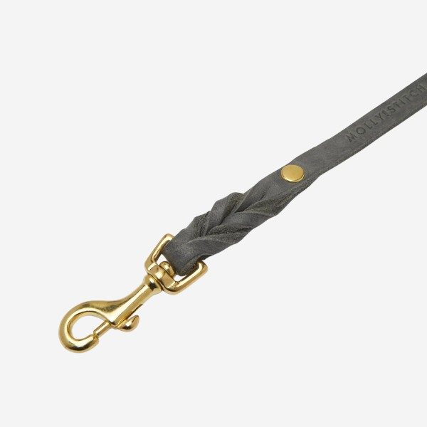 Butter Timeless City Leash  // Klassisk hundeline i blødt læder (grå)