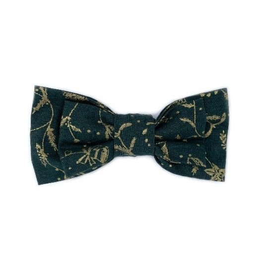 Mistletoe // Butterfly i flaskegrøn med guld juleprint