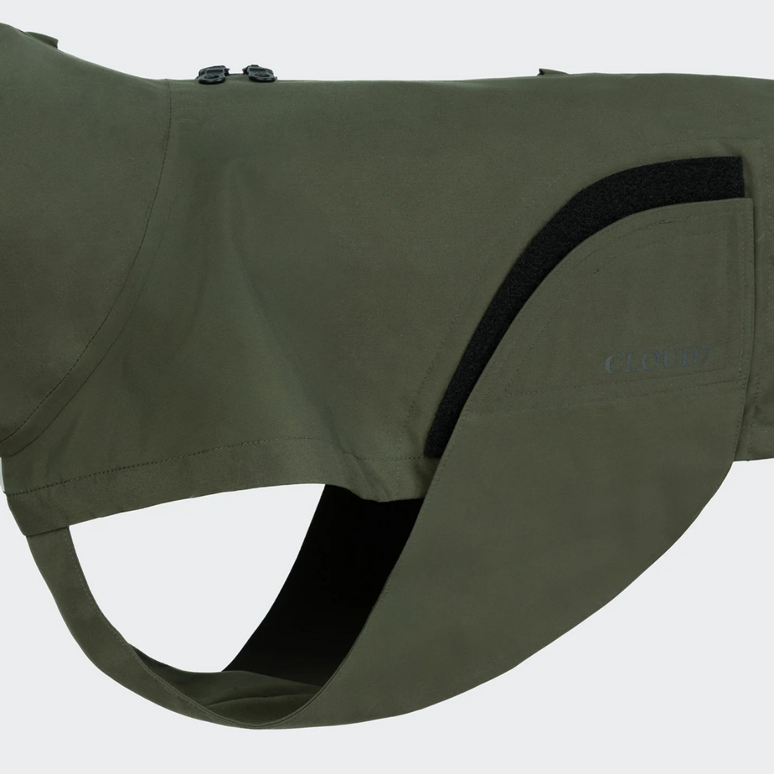 Cloud7 Dublin 2.0 // Vand -og vindtæt regnjakke (dark olive)