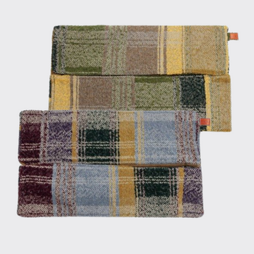 Cloud7 Cube Cover // Betræk til cube hundepude (violet -og green tartan)
