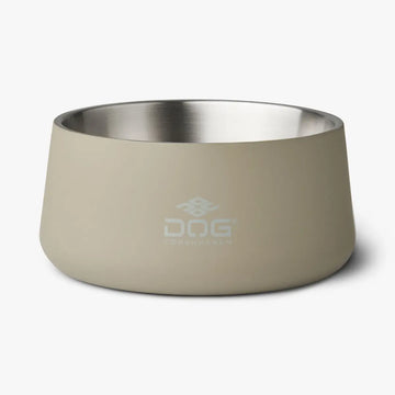 Dog Copenhagen Vega // Skridsikker hundeskål i rustfrit stål (caffe latte)