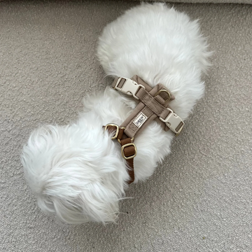 Drew's Dogwear Cortado Pro // Justerbar y-sele (brun/beige)
