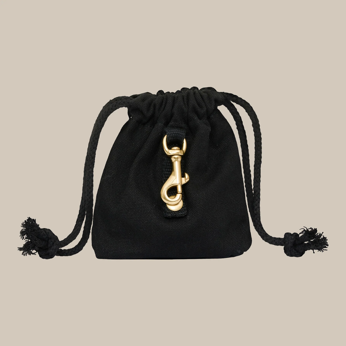 Drew's Dogwear Canvas // Godbidstaske til træning og gåture (sort)