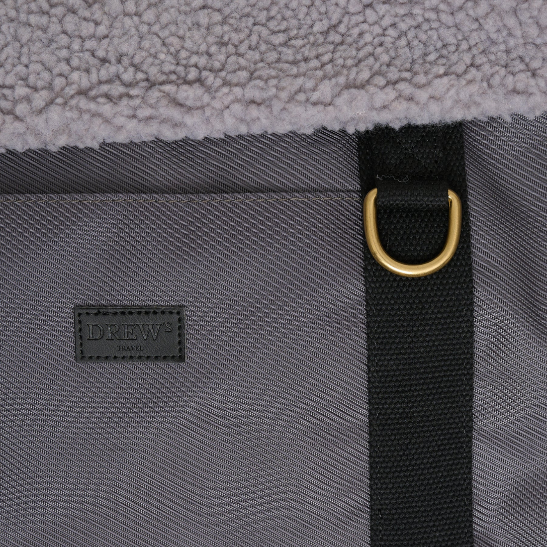 Drew's Dogwear Otis // Hundetaske med teddy inderfor