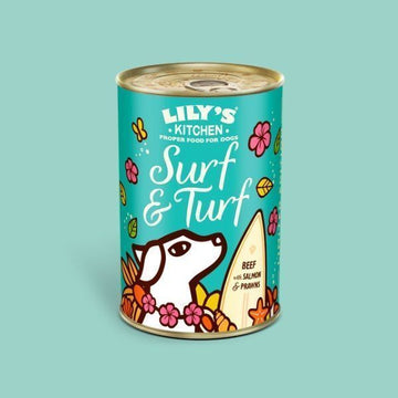 Lily's Kitchen Surf & Turf // Vådfoder med oksekød og laks (400 g)