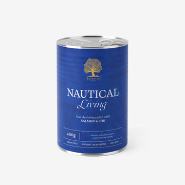 Essential Nautical Living Paté // Vådfoder med laks og torsk (400 g)