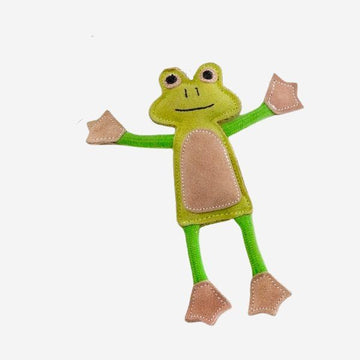 Francois Le Frog // Hundelegetøj til små hunde og hvalpe (frø)