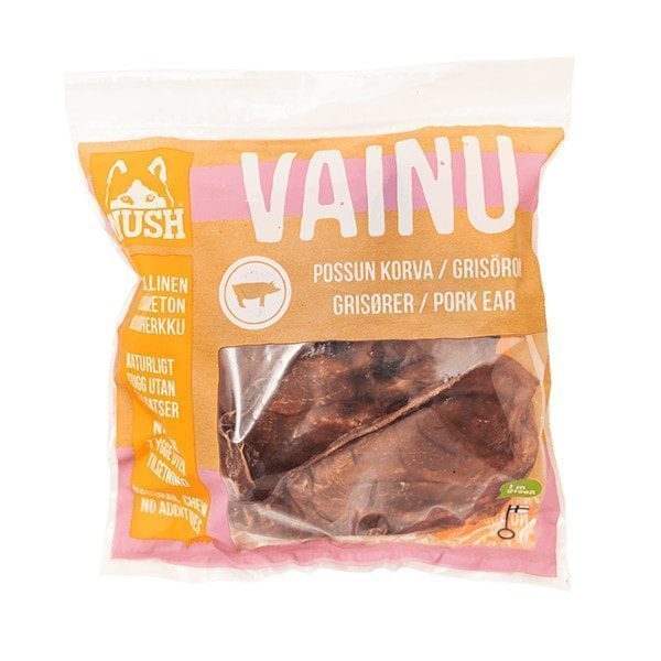 Mush Vainu // Tørrede, sprøde griseører 200 gram