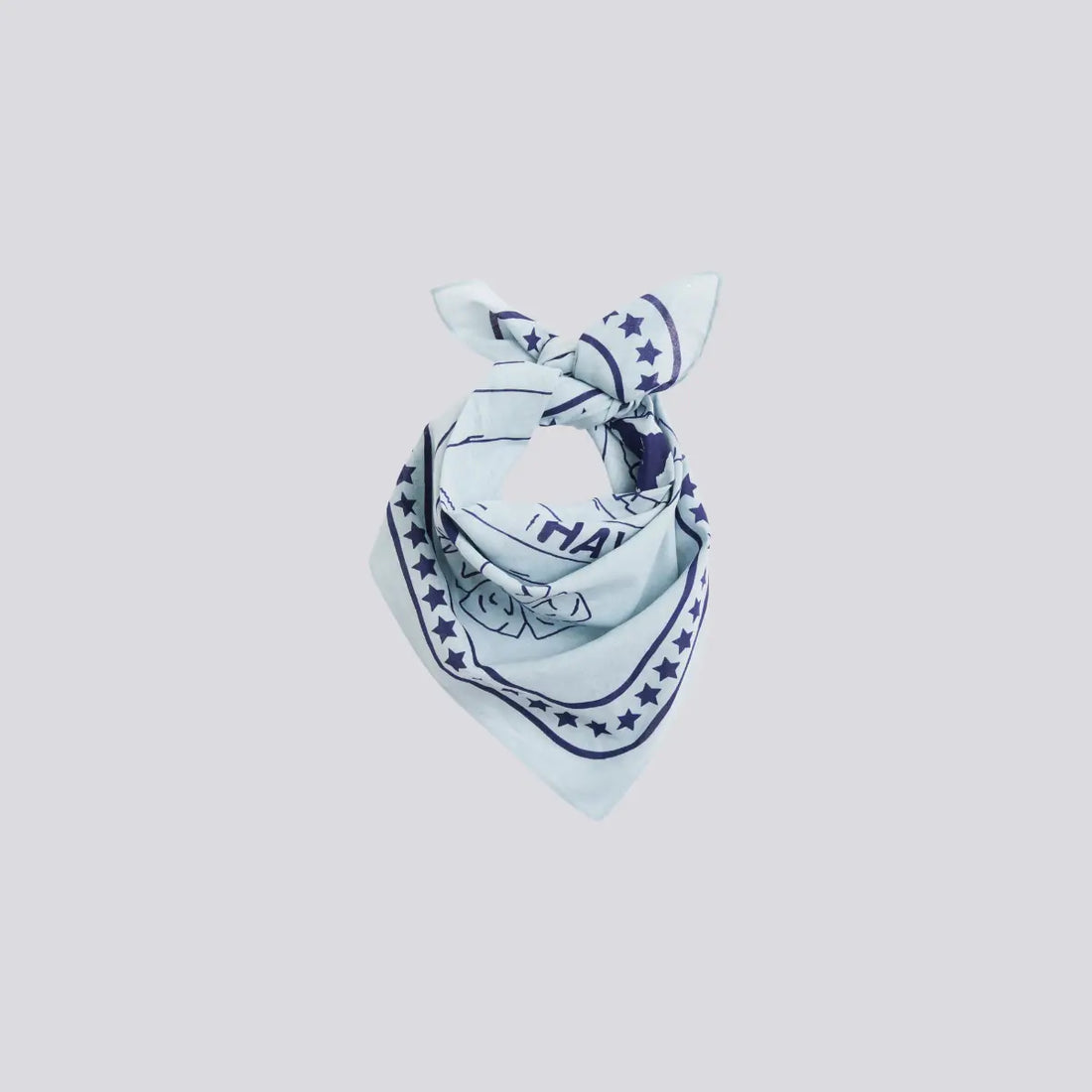 HAY Dogs Scarf // Hundebandana i bomuld (blå/navy)