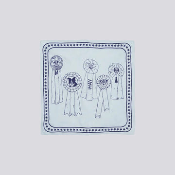 HAY Dogs Scarf // Hundebandana i bomuld (blå/navy)
