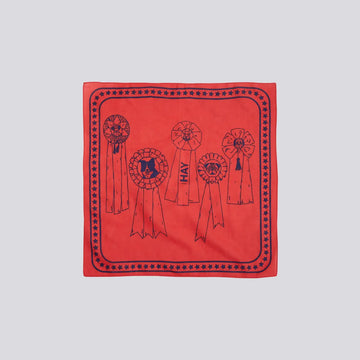 HAY Dogs Scarf // Hundebandana i bomuld (rød/navy)