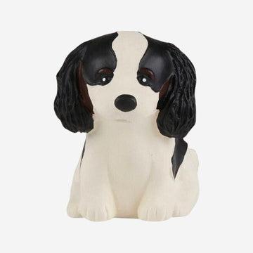 Hevea Puppy // Hundelegetøj i naturgummi (Cavalier King Charles)
