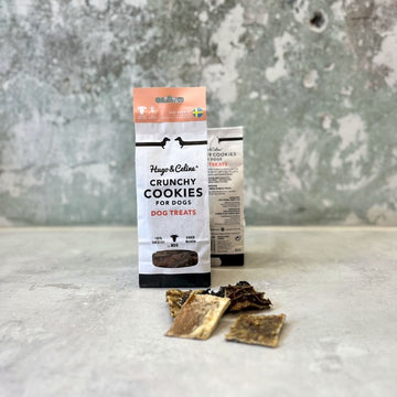 Crunchy Cookies // Sprøde hundekiks af tørret oksekallun (80 g)