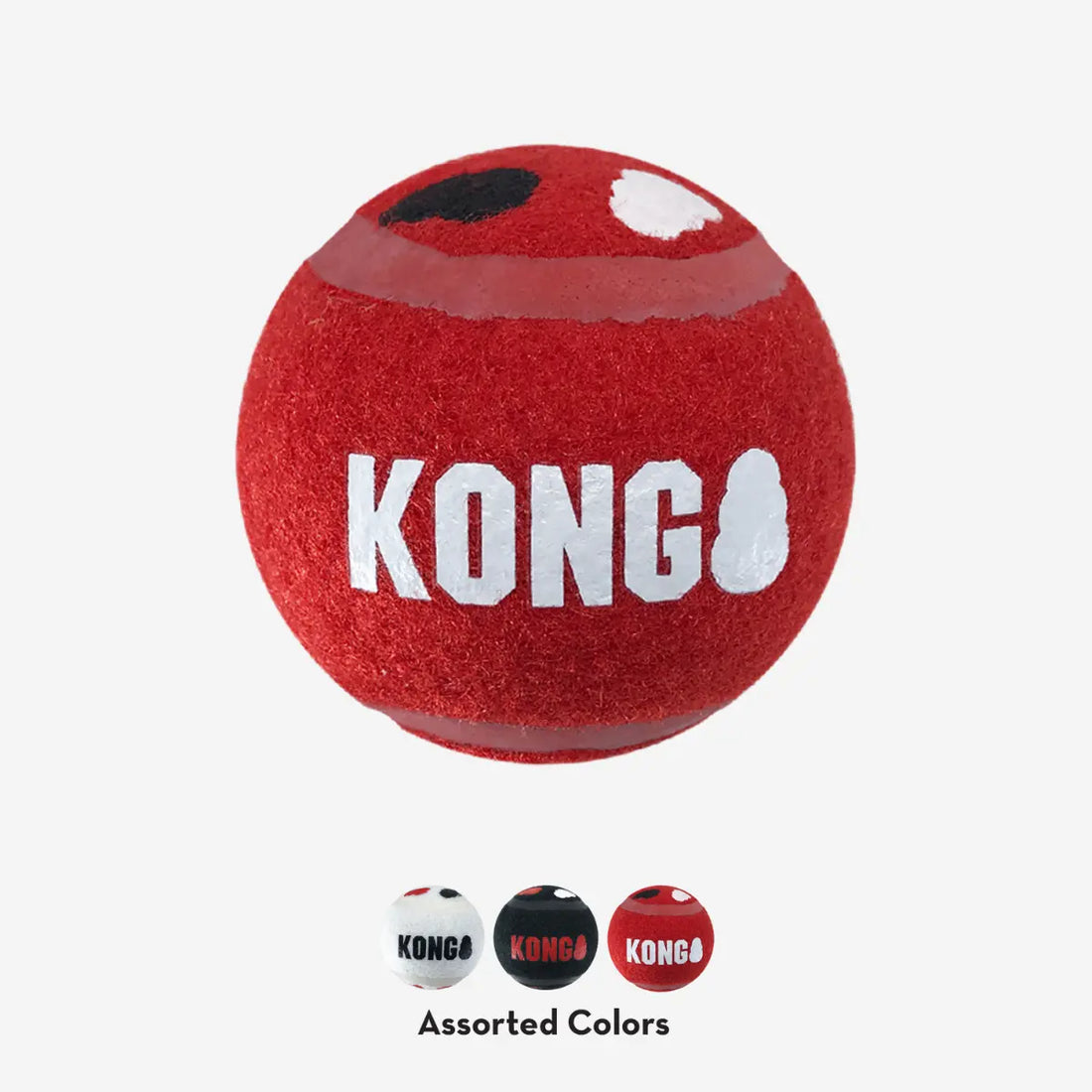 Kong Signature Balls // Ikke-slibende tennisbolde til små  og store hunde