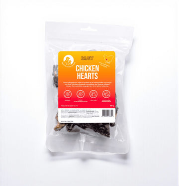 Mæt Chicken Hearts // 100% naturlige godbidder af kyllingehjerte (200g)