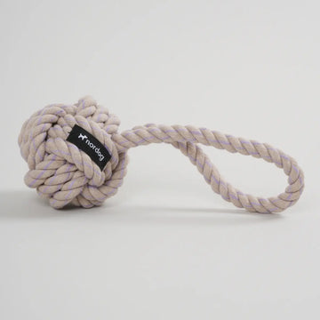Nordog Rope Taupe and Purple // Naturligt reblegetøj (beige/lilla)