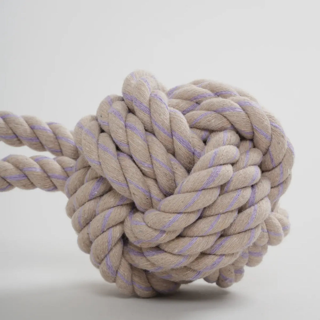 Nordog Rope Taupe and Purple // Naturligt reblegetøj (beige/lilla)