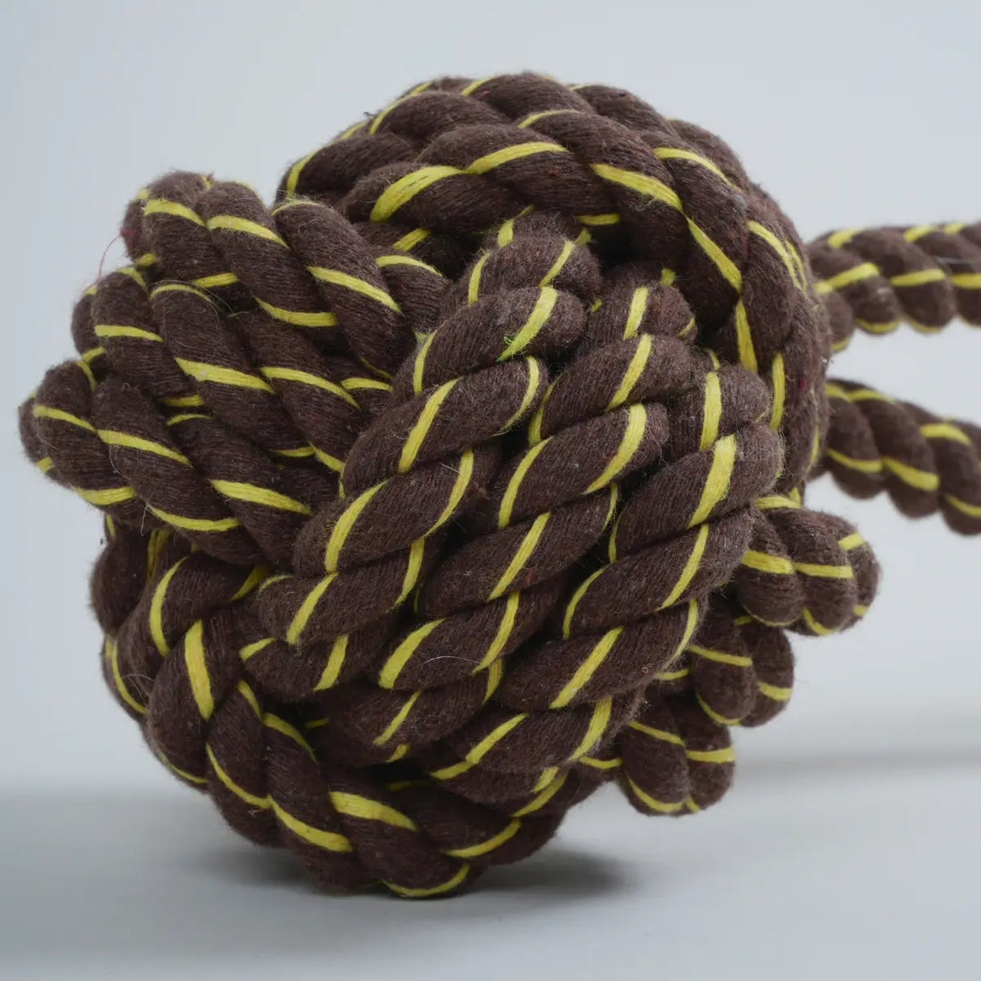 Nordog Rope Choco and Yellow // Naturligt reblegetøj (brun/gul)