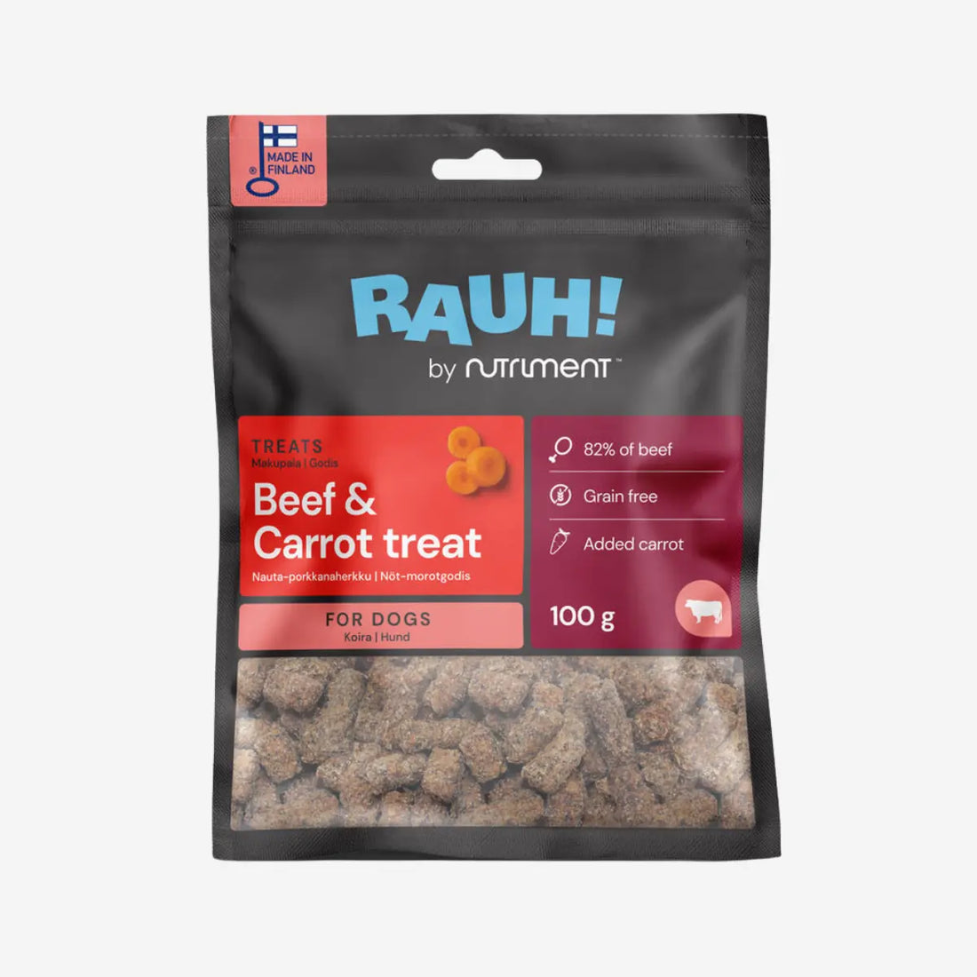 Rauh! Beef-Carrot Treat // Sprøde godbidder med kallun og gulerod