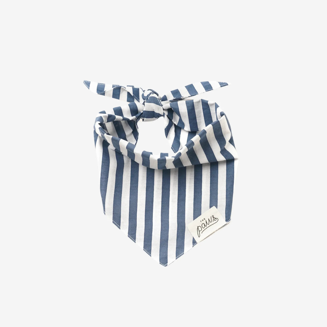 Stribes Harbour // Hundebandana med striber (blå/hvid)