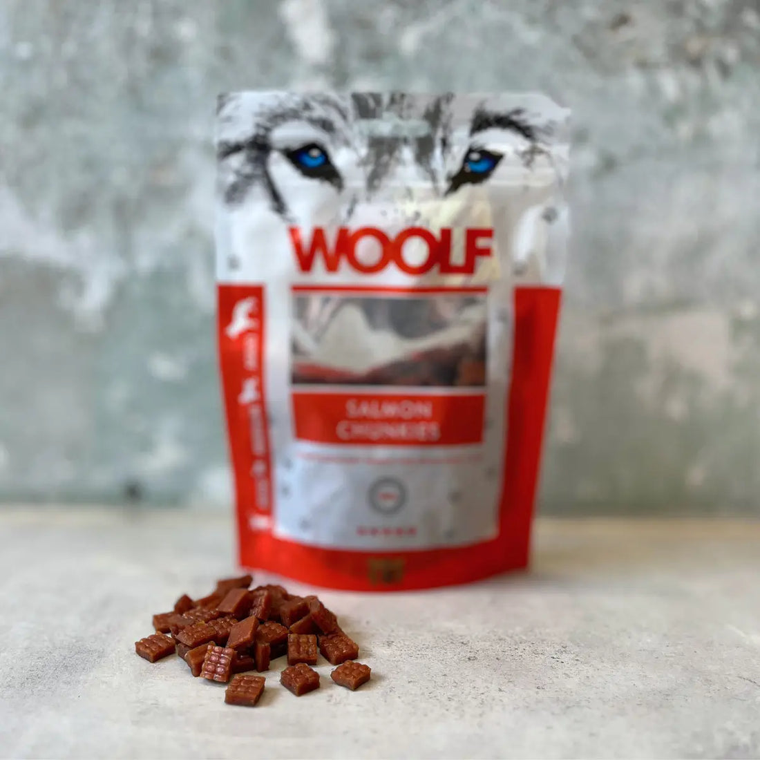 Woolf Salmon Chunkies // Bløde træningsgodbidder (laks)