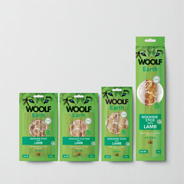 Woolf Noohide Lamb // Sund og sprød tyggesnack (lam)
