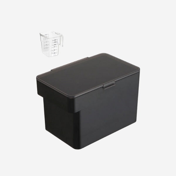 Yamazaki Tower 3,5 kg. // Lufttæt foderspand til hundefoder (sort)