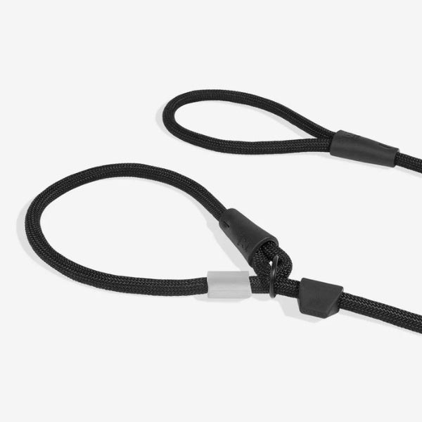 Zee.dog Slip Lead // Retrieverline med stop (sort)