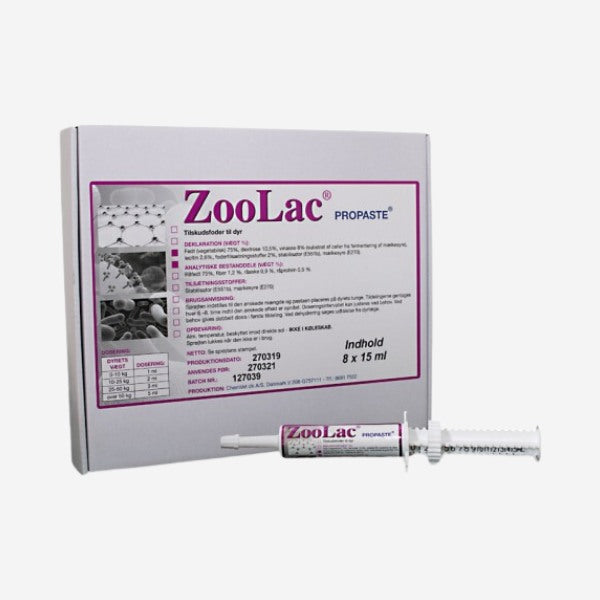 Zoolac Propaste // Tilskud til understøttelse af mave/tarm hos hunde (15ml)