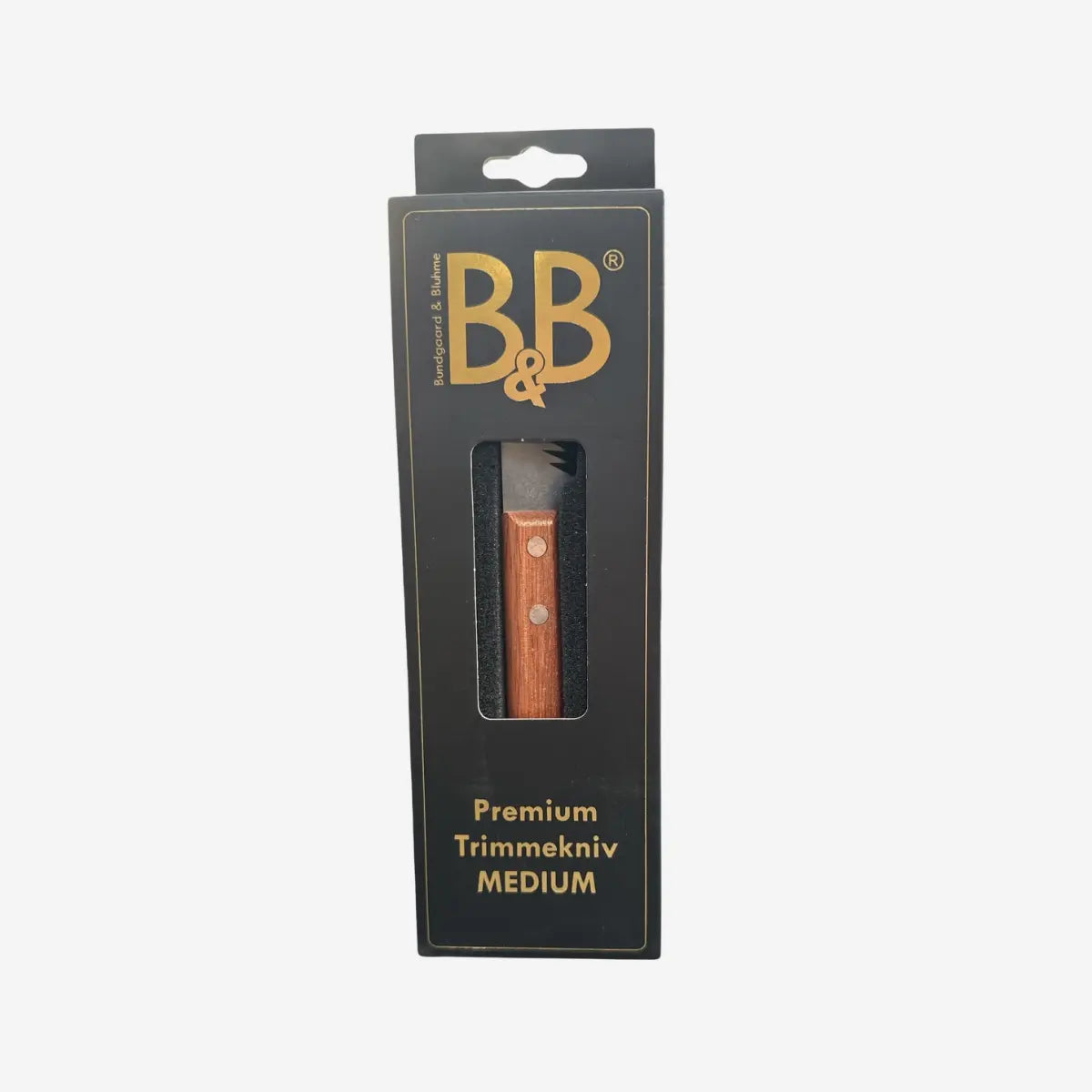 B&B Premium Trimmekniv // Trimning af kraftig og/eller lang pels