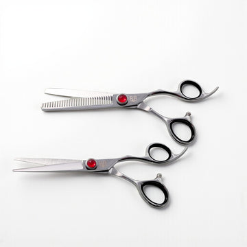 B&amp;B Scissor Set // Set of thinning shears and grooming scissors 6'