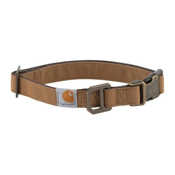 Carhartt Journeyman // Robust hundehalsbånd i nylon (brun)