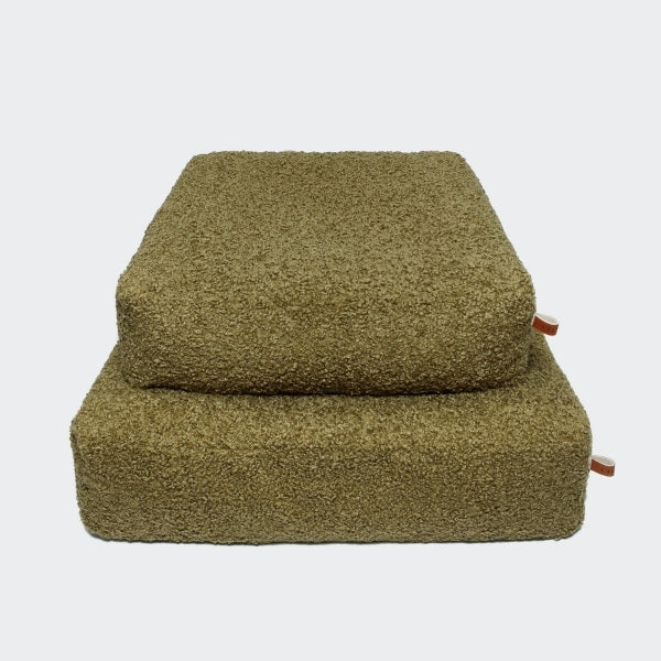 Cloud7 Cube // Luksus hundepude i eksklusivt design (curl green)