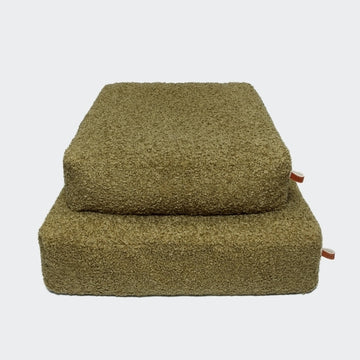 Cloud7 Cube // Luksus hundepude i eksklusivt design (curl green)