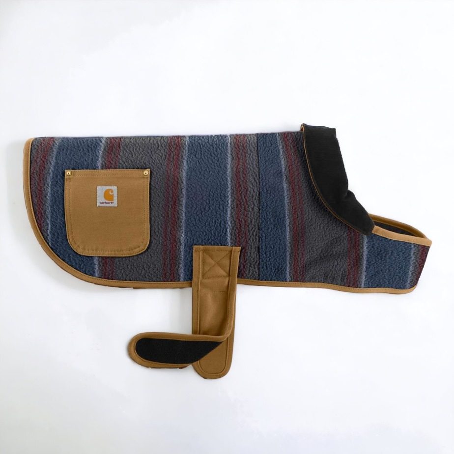 Carhartt Fleece // Soft transitional jacket for dogs (shadow stripe)