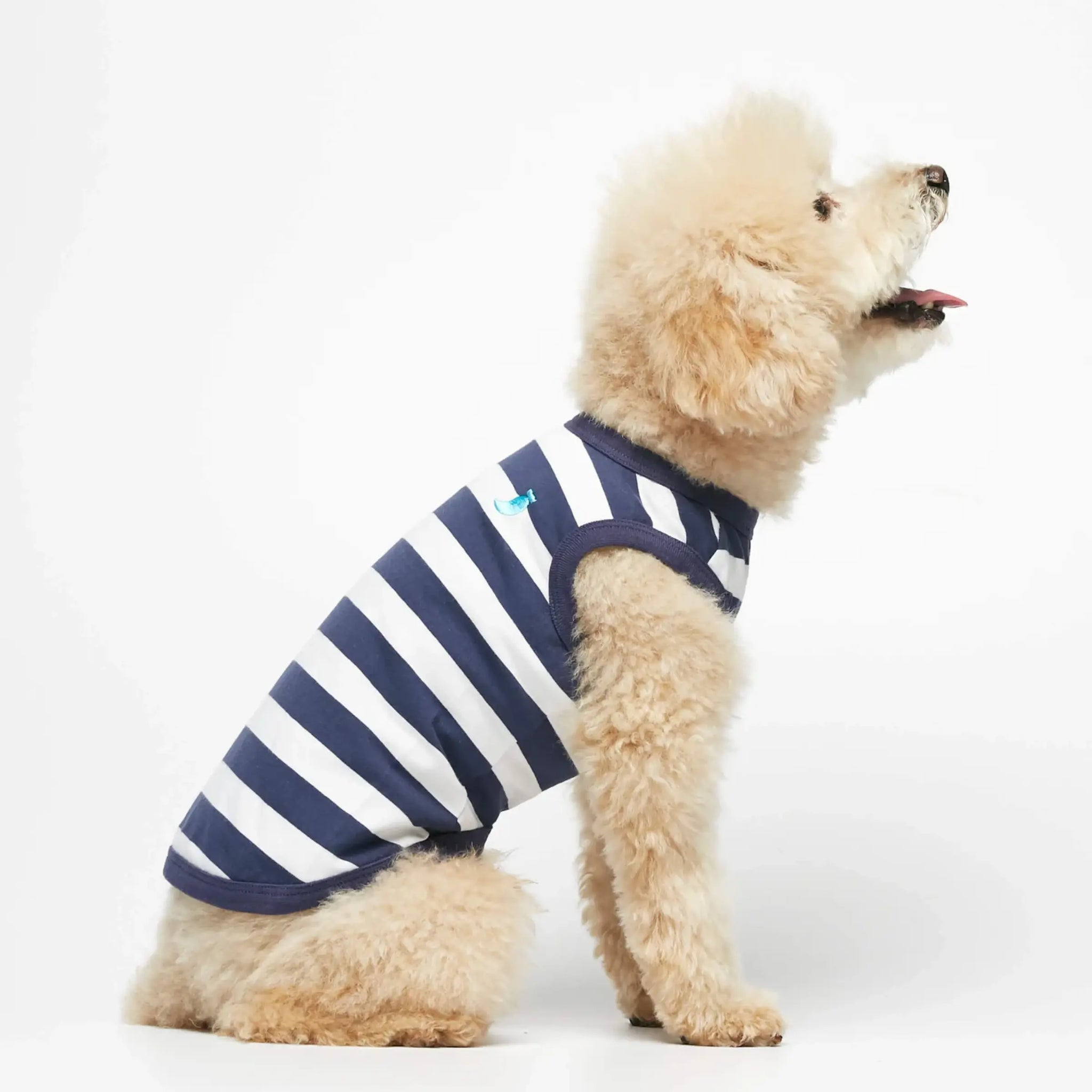 Ellsworth Bodysuit // Dog sweater in organic cotton (navy) M, L