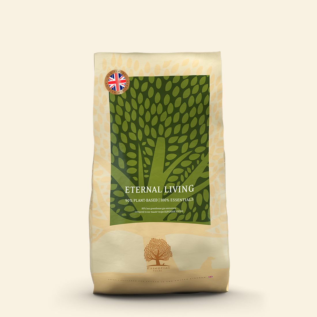 Essential Heritage, Eternal Living // Vegetarian gentle food for dogs with sensitive stomachs 