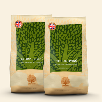 Essential Heritage, Eternal Living // Vegetarian gentle food for dogs with sensitive stomachs (2 x 10kg.)