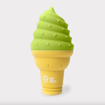 GF Pets® Ice Cone // Cooling freeze-yourself dog toy (green)