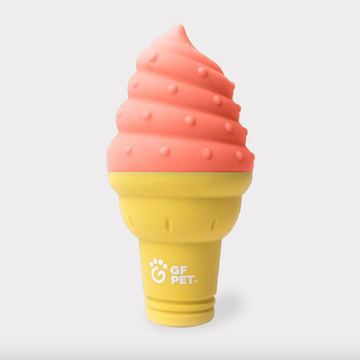 GF Pets® Ice Cone // Cooling Freeze-It Dog Toy (Red)